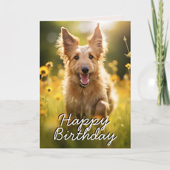 Custom Berger Picard Happy Birthday Card (Front)