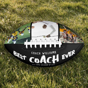 Custom BEST COACH EVER Cool Street Style 3 Photos Football