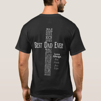Custom Best Dad Ever Tshirt, Christian Dad Gift T-Shirt