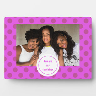 Custom best friends ever photo modern plaque