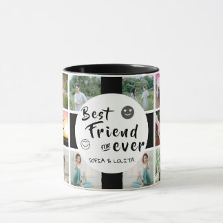 Custom Best Friends Forever 16-Photo Collage Mug