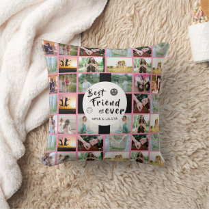 Custom Best Friends Forever Photo Collage 40-pic Cushion