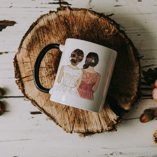 Custom Best Friends Mug   Custom Bridesmaid Mugs