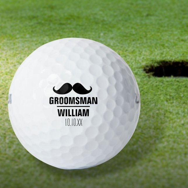 Custom Best Man Groomsman Groom Wedding Golf Balls (Custom Best Man Groomsman Groom Wedding Golf Balls)
