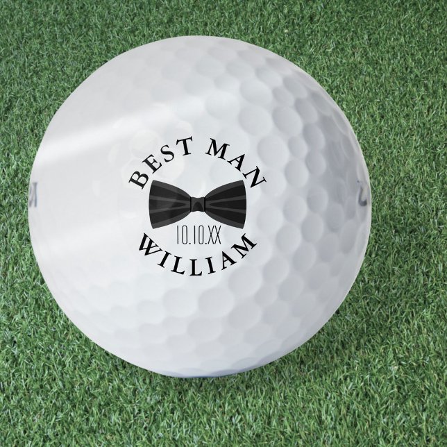 Custom Best Man Groomsman Wedding Golf Balls (Custom Best Man Groomsman Wedding Golf Balls)