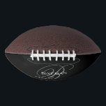 Custom Best Man Monogram Football<br><div class="desc">Make your own custom football. Personalise this design with your own text. You can further customise this design by selecting the "customise further" link if desired.</div>