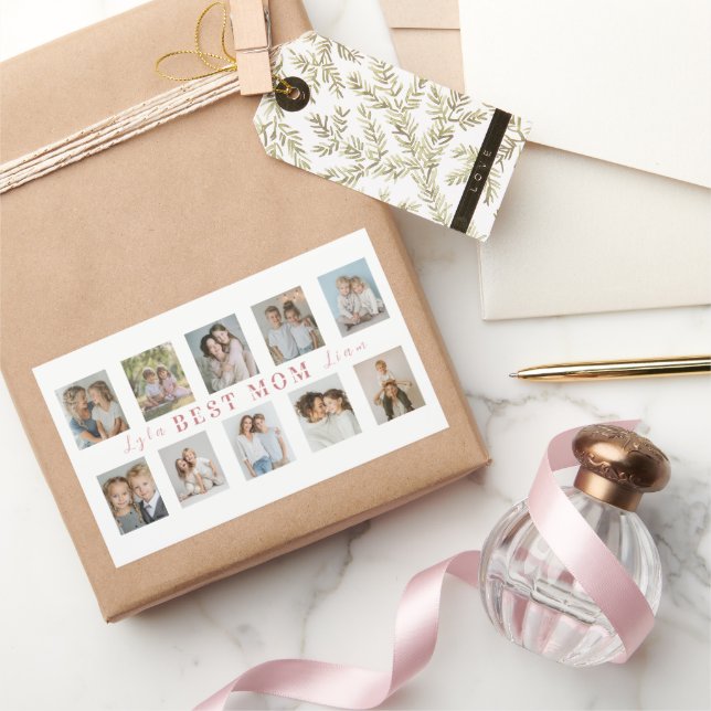 Custom Best Mom Sticker | Mother's Day Gift (Gifting)