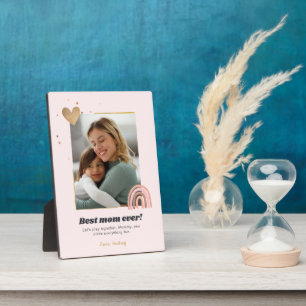 Custom Best Mum Ever Photo Plaque Gift