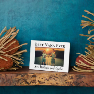 Custom Best Nana Ever Photo Plaque