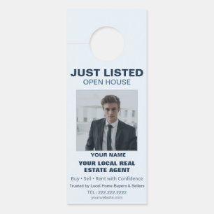 Custom Best Real Estate Realtor Agents Template Door Hanger