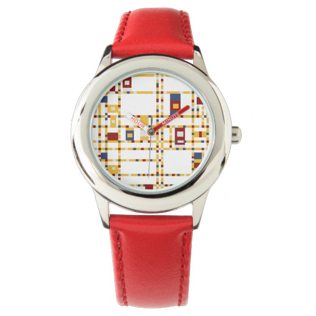 Custom Bezel with Red Hearts Watch (Front)