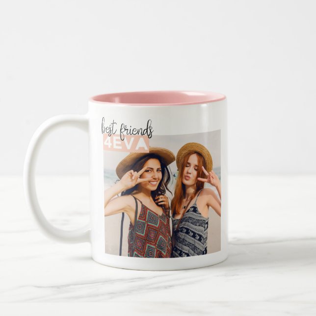 Custom BFF 4EVA Photo Mug (Left)