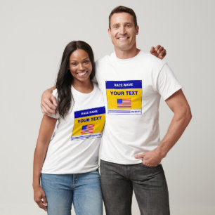 Custom Bib Number T-Shirt