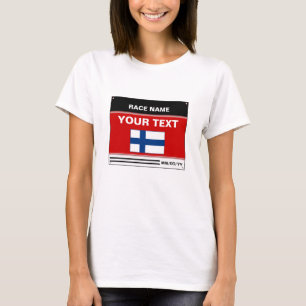 Custom Bib Number T-Shirt