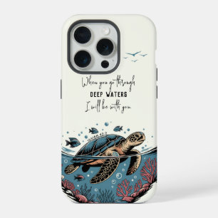 Custom Bible Verse Isaiah 43:2 Christian Gift iPhone 15 Pro Case