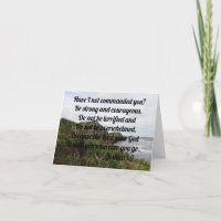 Custom Bible Verse Over Shoreline