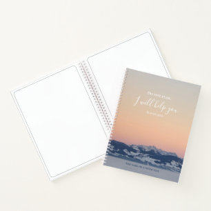 Custom Bible Verse Swiss Alps Prayer Journal