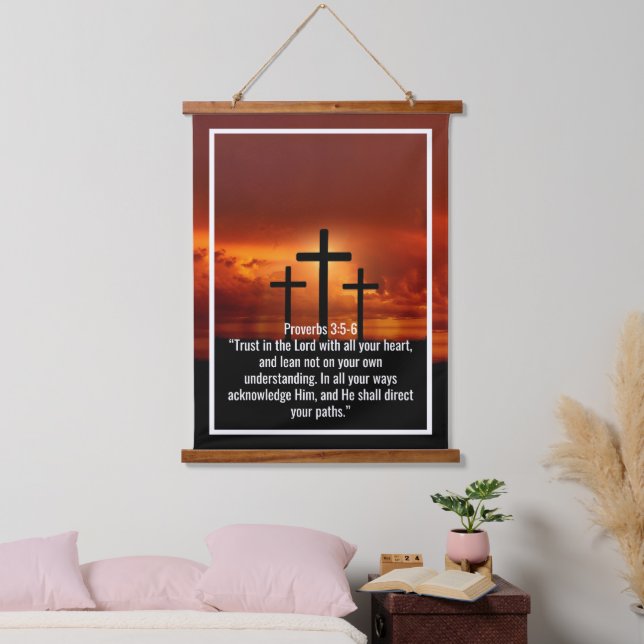 Custom bible verses quotes and personalised word  hanging tapestry (Bedroom)