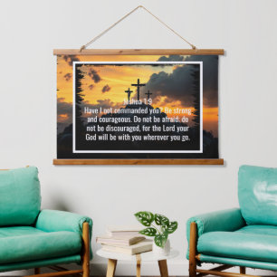 Custom bible verses quotes and personalised word hanging tapestry