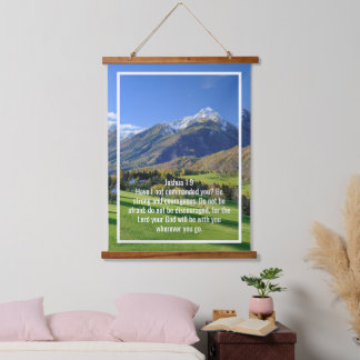 Custom bible verses quotes and personalised word hanging tapestry