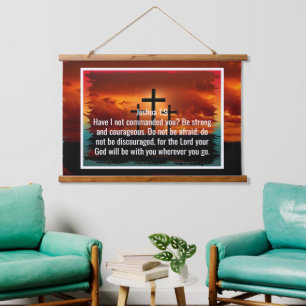 Custom bible verses quotes and personalised word hanging tapestry