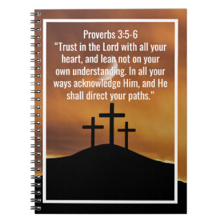 Custom bible verses quotes and personalised word notebook