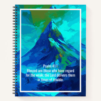 Custom bible verses quotes and personalised word notebook