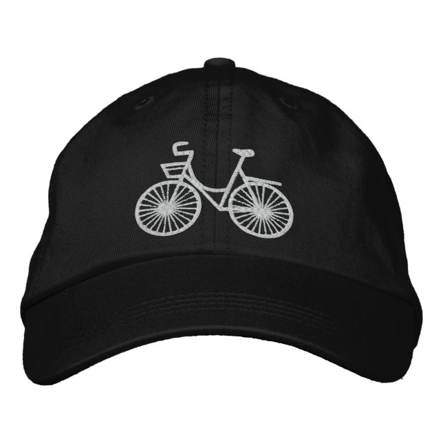 Custom Biking Embroidered Hat (Front)