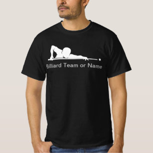 Custom Billiards Pool League Team Gear T-Shirt