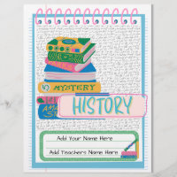 Custom Binder Cover | Editable Design