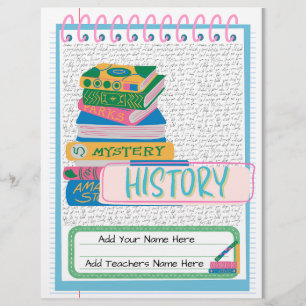 Custom Binder Cover   Editable Design Flyer