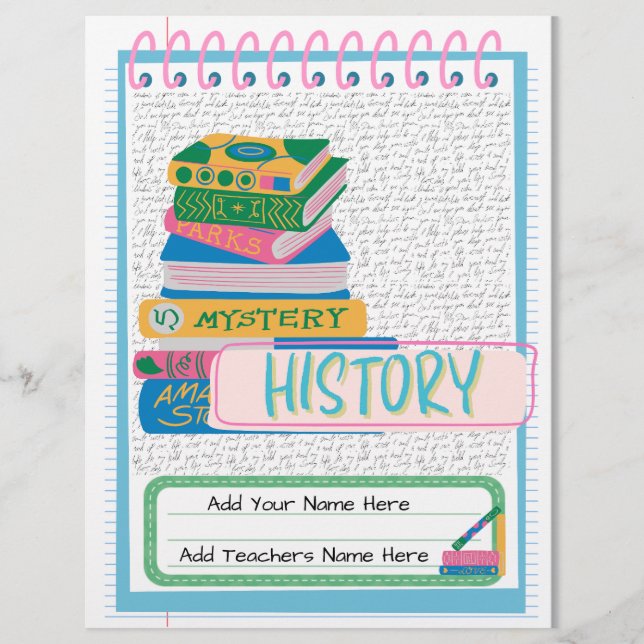 Custom Binder Cover | Editable Design Flyer (Front)