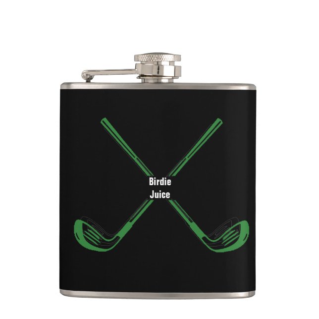 Custom Birdie Juice Flask - Funny Golf Gift (Front)