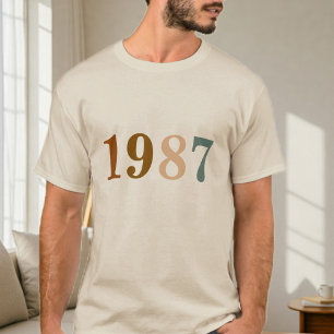 Custom Birth Year tshirt, Personalized Birthday T-Shirt