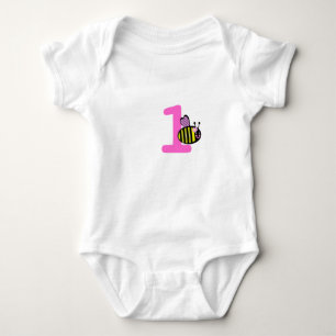 Custom Birthday Baby Age Bumblebee  - Bodysuit