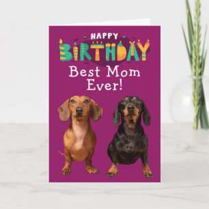 Custom Birthday Card Best Mum Ever