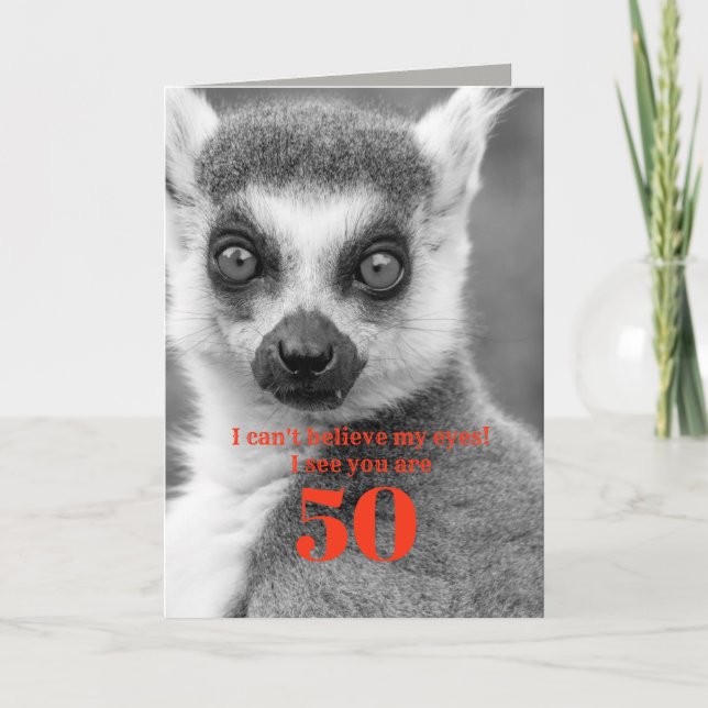 custom Birthday card humour personalise any age (Front)