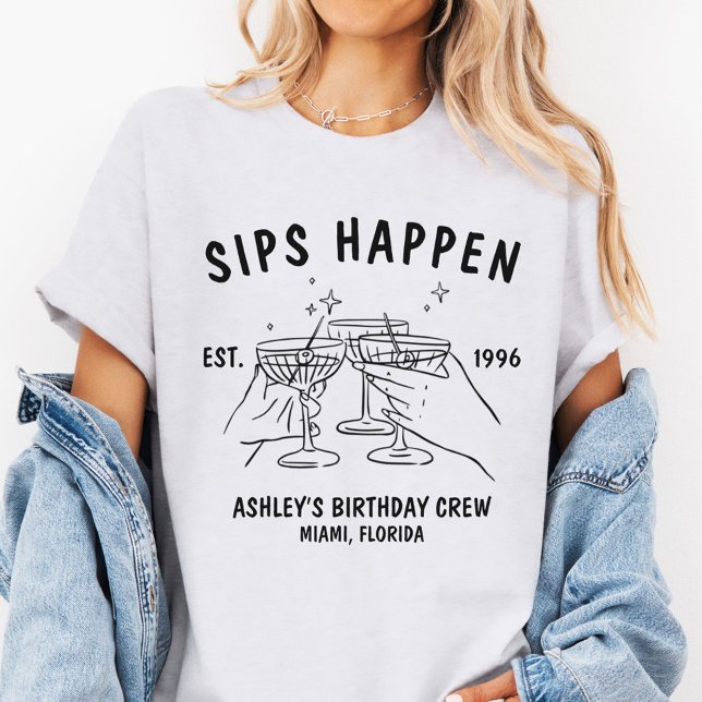 Custom  Birthday Crew Birthday Trip Group Matching T-Shirt (https://www.zazzle.com/custom_birthday_crew_birthday_trip_group_matching_t_shirt-256630153477512265)