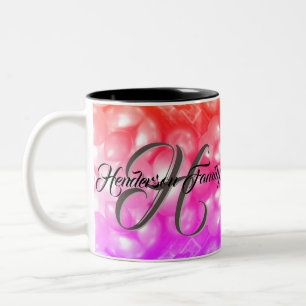 Custom Birthday Family Monogrammed Coffee Cup