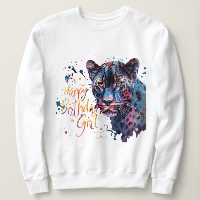 Custom Birthday Girl Shirt (Design Front)