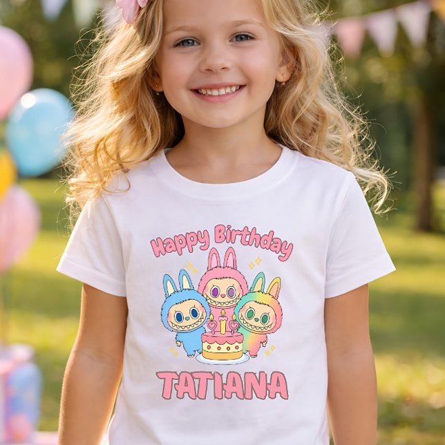 Custom Birthday Girl Shirt, Personalized Kids Birt T-Shirt (Creator Uploaded)