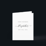Custom  Birthday  Holiday Card<br><div class="desc">HAPPY BIRTHDAY gift or proposal gift.</div>