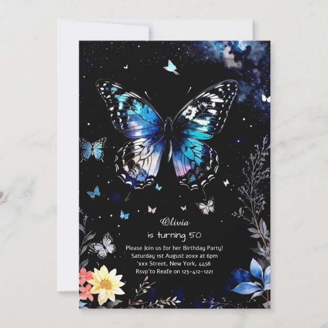 Custom Birthday Invitation (Front)