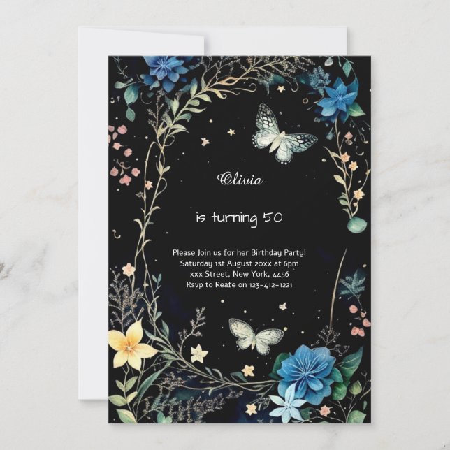 Custom Birthday Invitation (Front)