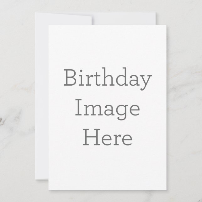 Flat Invitation, Size: 12.7 cm x 17.8 cm, Paper: Signature Matte, Envelopes: White (Front)