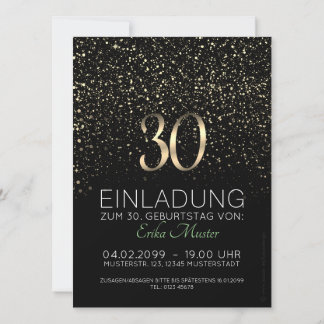 Custom Birthday Invitations 30th Birthday
