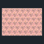 Custom Birthday Name & Age Wrapping Paper Sheets<br><div class="desc">Customise this pink rose gold wrapping paper with a friend or family member's name and optionally their age. With a multicolored star pattern, this gift wrap paper is perfect for a special birthday such as a sweet sixteen, 21st birthday, 30th birthday, and more. Gift it to a daughter, wife, friend,...</div>