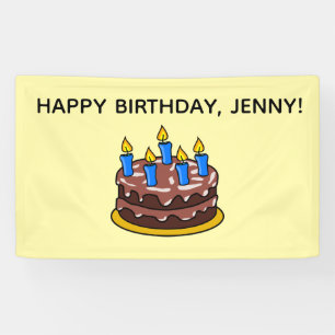 CUSTOM BIRTHDAY NAME PARTY BANNER