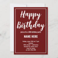 CUSTOM BIRTHDAY PARTY EVENTS