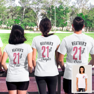 Custom Birthday Party Matching Group Personalised T-Shirt